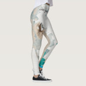 Alte Ziegelwand im Loft-Stil Leggings (Rechts)