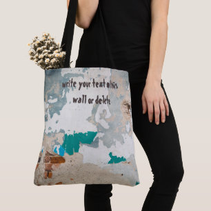 Alte Ziegelwand im Loft-Stil Tasche