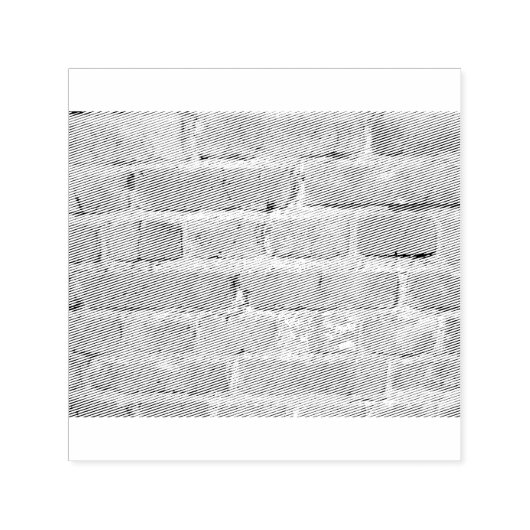 Alte Ziegelwand mit Peeling Permastempel (Design)