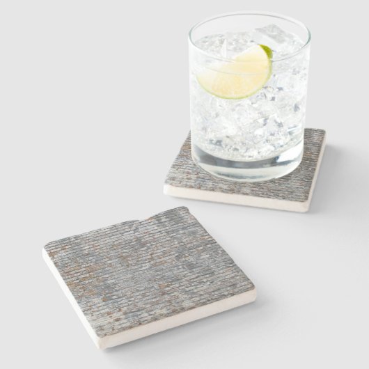 Alte Ziegelwand Textur, Square Untersetzer (Seitenansicht)