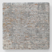 Alte Ziegelwand Textur, Square Untersetzer (Vorderseite)
