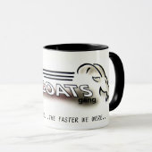 Alte Ziegen-Gruppen-Tasse Tasse (VorderseiteRechts)