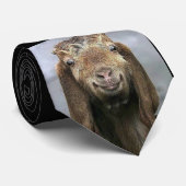 Alte Ziegen-Krawatte - schwarze Krawatte (Gerollt)