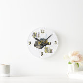 Alte ZinnWall-Uhr Runde Wanduhr (Zuhause)