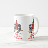 Alte Zugmaschine Kaffeetasse (VorderseiteRechts)