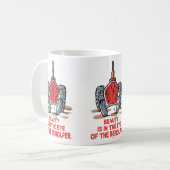 Alte Zugmaschine Kaffeetasse (Vorderseite Links)