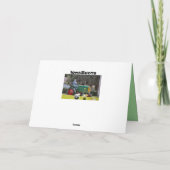 Alte Zugmaschine Karte (Rückseite)