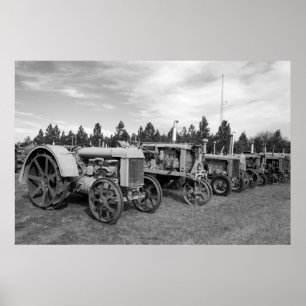 Alte Zugmaschinen Poster