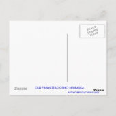 ALTE ZUHAUSE POSTKARTE (Rückseite)