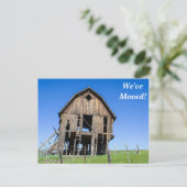 Alte Zuhause Wir haben eine neue Postkarte (Stehend Vorderseite)