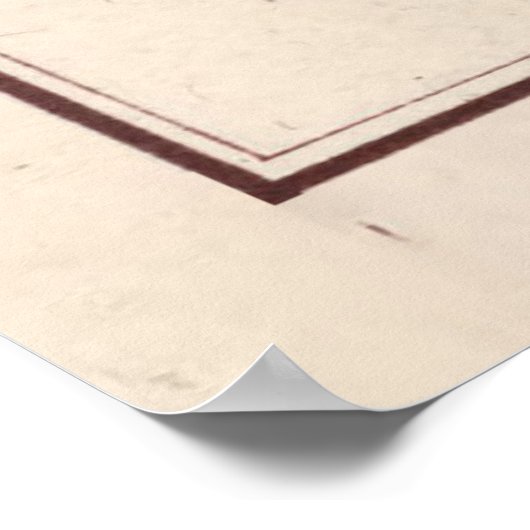 Alte Zürich Schweiz Karte (1921) Poster (Ecke)