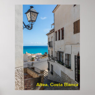 Altea, Cost Blanca, Spanien Poster