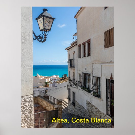 Altea, Cost Blanca, Spanien Poster (Vorne)