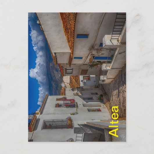 Altea, Costa Blanca, Spanien Postkarte (Vorderseite)