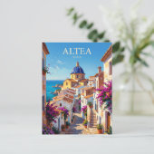 Altea Spanien Postkarte (Stehend Vorderseite)