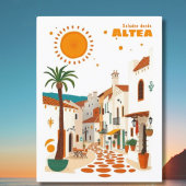 Altea Spanien Urlaub Costa Blanca Postcar Postkarte