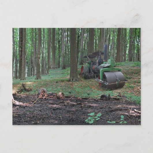 Alteisen III - Dampfwalze Postkarte (Vorderseite)