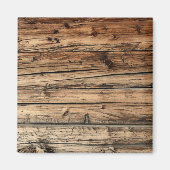 Alteisenholztextur-Hintergrundmagnet Magnet (Vorne)