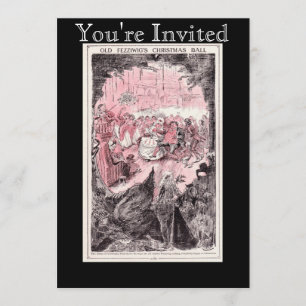 Alten Fezziwigs Weihnachtsball-Einladungen Einladung