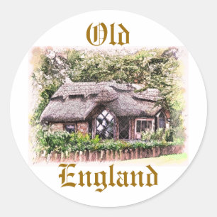 ALTENGLAND RUNDER AUFKLEBER