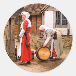 ALTENGLAND RUNDER AUFKLEBER