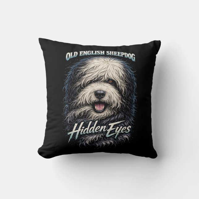 Altenglischer Schäferhund Kissen (Vorderseite)