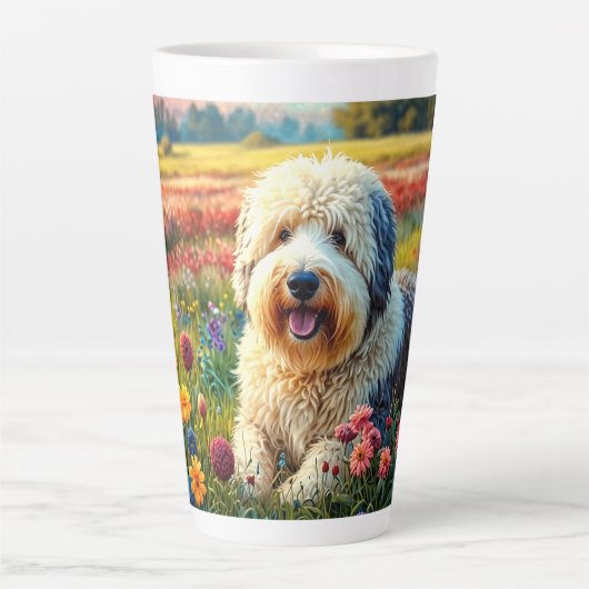 Altenglischer Schäferhund Milchtasse (Vorderseite)