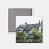 ALTENGLISCHES LANDHÄUSCHEN MAGNET (Vorderseite/Rückseite)