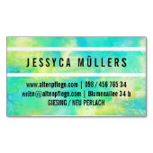 Altenpflege Magnetische Visitententenkarte Magnetische Visitenkarte (Vorderseite)