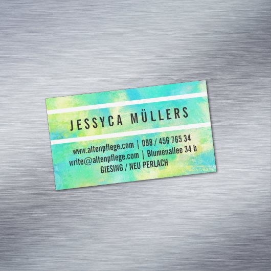 Altenpflege Magnetische Visitententenkarte Magnetische Visitenkarte (Beispiel)