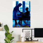 Altenpflege Poster (Heimbüro)