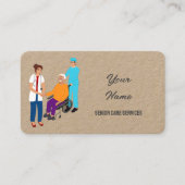 Altenpflege Visitenkarte (Vorderseite)