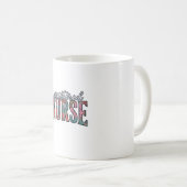 Altenpfleger-Blumen-Typografie-Shirt D Kaffeetasse (VorderseiteRechts)