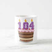 Alter 104 auf Geburtstagskuchen Kaffeetasse (Mittel)