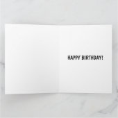 ALTER 10 GEBURTSTAG KARTE (Innenseite)