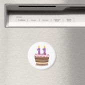 Alter 11 auf Geburtstagskuchen Magnet (In Situ (Geschirrspüler))