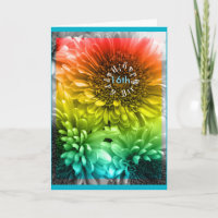 (Alter) 16. Geburtstag gefärbte Krawatte Regenboge