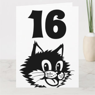 ALTER 16 GEBURTSTAG KARTE