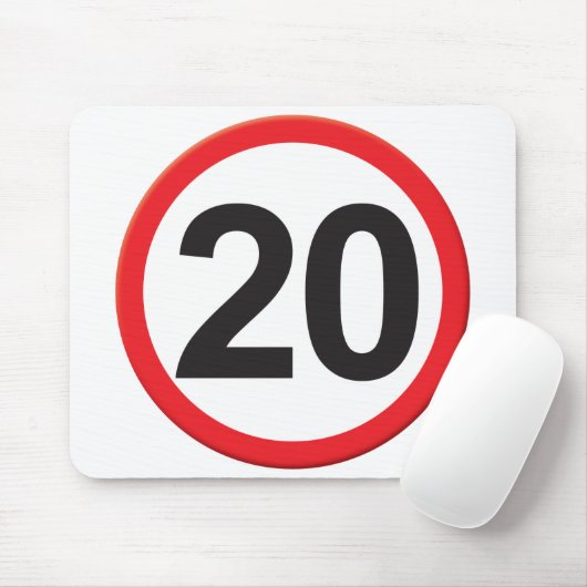 Alter 20 mousepad (Mit Mouse)