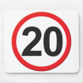 Alter 20 mousepad (Vorne)