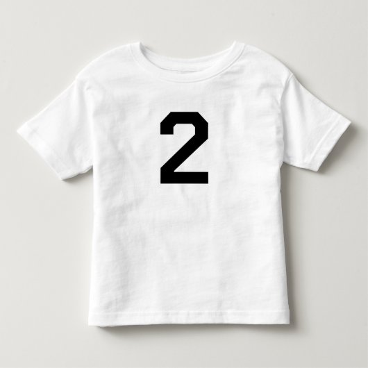 Alter 2 zwei T - Shirt (Vorderseite)