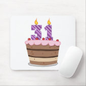 Alter 31 am Geburtstag Mousepad (Mit Mouse)