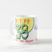 Alter 38. WACHSTUM? Wie ist das passiert? Tasse (Vorderseite Links)