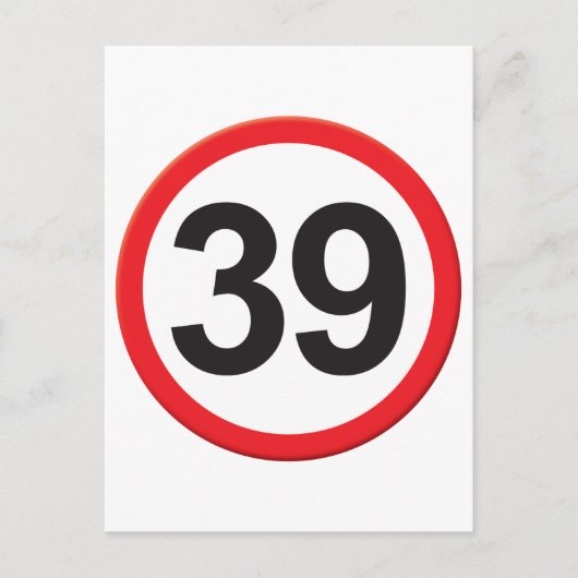 Alter 39 postkarte (Vorderseite)