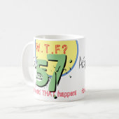 Alter 57. WACHSTUM? Wie ist das passiert? Tasse (Vorderseite Links)