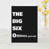 Alter 60. Geburtstag Spaß Karte (Gelbe Blume)