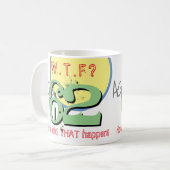 Alter 62. WACHSTUM? Wie ist das passiert? Tasse (Vorderseite Links)