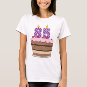 Alter 85 auf Geburtstagskuchen T-Shirt
