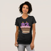 Alter 92 auf Geburtstagskuchen T-Shirt (Vorne ganz)