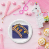 Alter Abacus Pappteller (Party)